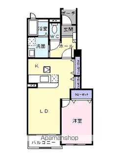 メリディオ1番館【1階】の間取り