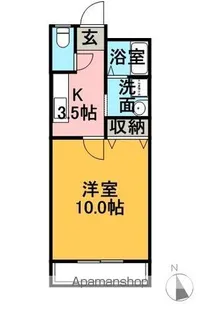 サンシャイン青山【2階】の間取り