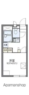 レオパレスウィング篠栗【2階】の間取り