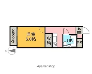 アザリアガーデンA棟【4階】の間取り