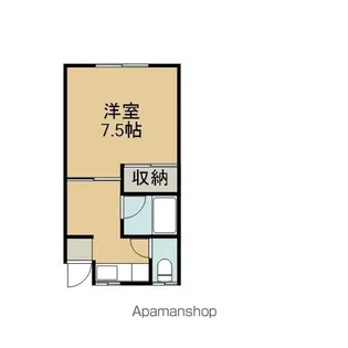 コーポフジ【205号室】の間取り