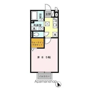 シャトル岬【1階】の間取り