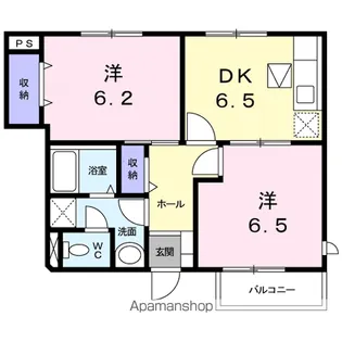 パステークガーデンE【1階】の間取り