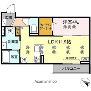 サンガーデン新山口 B棟【1階】の間取り