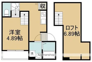 インフィニティ原町【1階】の間取り