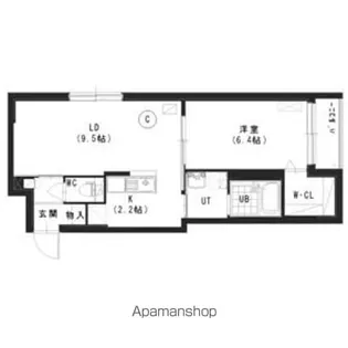 グランスター9【3階】の間取り