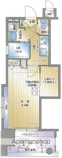 アクタス薬院大通り【9階】の間取り