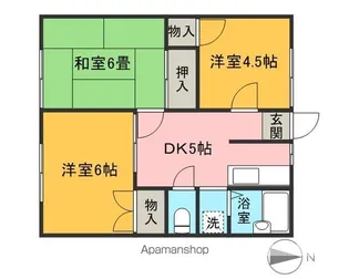 コーポK&T【1階】の間取り