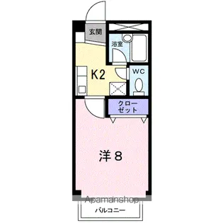 エンブレム柳原【1階】の間取り