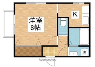 コーポたんぽぽ【2階】の間取り