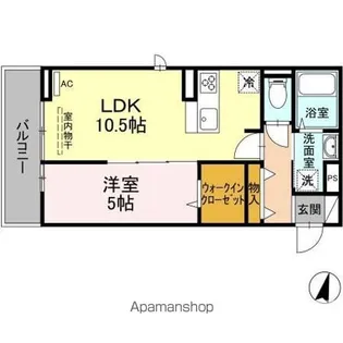 ルミナス和白【3階】の間取り