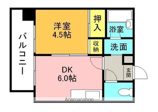 第53松井ビル【9階】の間取り
