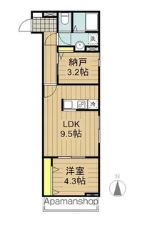 リーブルファイン上戸田【3階】の間取り