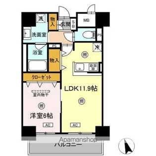 仮)中特ビル【10階】の間取り