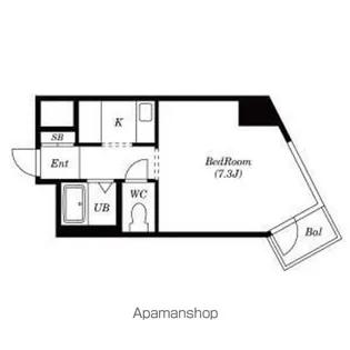 レ・ミュウゼ花の木【3階】の間取り