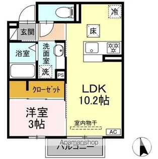 LE LIEN AKANE SOUTH【1階】の間取り