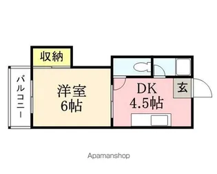 リバーサイドソシアル【1階】の間取り