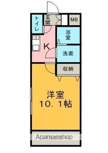 ウイル・M【206号室】の間取り