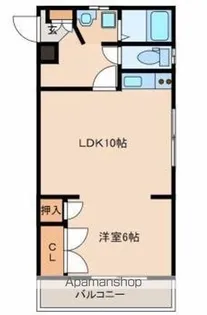 ファーストライフ松橋【401号室】の間取り
