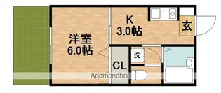 エミネンス静大北【1階】の間取り