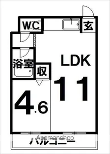 Tフラット204【2階】の間取り