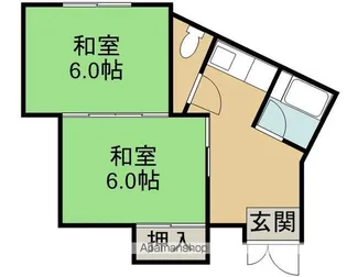 メゾンサカエ【101号室】の間取り