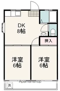 永田ハイツ【3階】の間取り