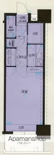 エステートモア・浄水通り【2階】の間取り