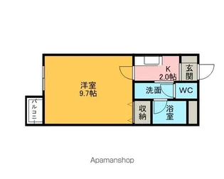 ハイツH&M【1階】の間取り