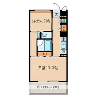 Kエリタージュ【3階】の間取り
