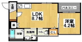 ドゥ・エグレット【3階】の間取り