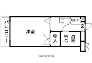 グランソレイユ【203号室】の間取り