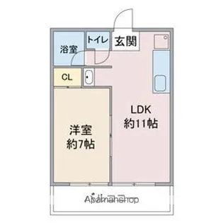 コーポ小池【7階】の間取り