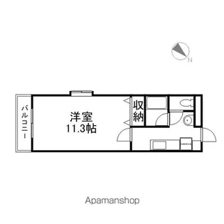 ピアシティ南方【2階】の間取り