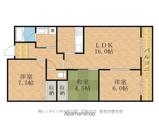 岸和田WIN【302号室】の間取り