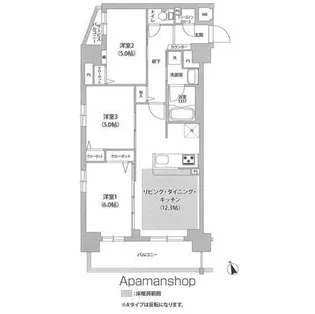 コンフォリア川口本町【1階】の間取り