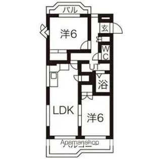 ポニーヒル長久手【2階】の間取り