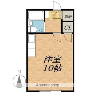 シャンポール中田【1階】の間取り