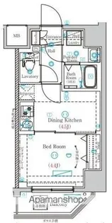 MIND両国【3階】の間取り