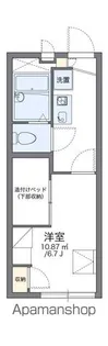レオパレス美樹【1階】の間取り