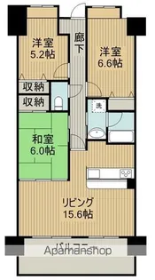 ロイヤルガーデン宇多津駅前【205号室】の間取り