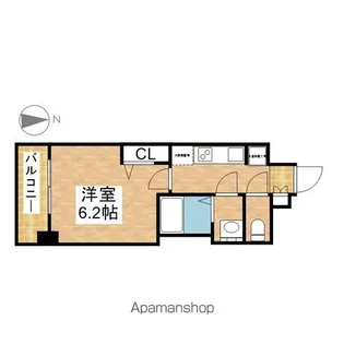 プレサンス千種駅前レイズ【2階】の間取り