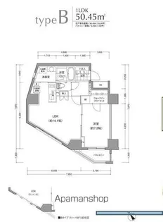 JP NOIE 小石川富坂【14階】の間取り