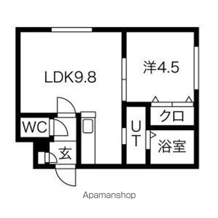 ING南8条【2階】の間取り