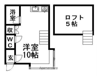 メイプルタウン【2階】の間取り