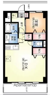 ラピスマンション【1階】の間取り