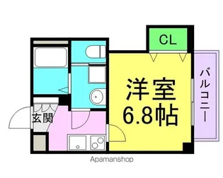 ラグゼ尼崎WEST【9階】の間取り