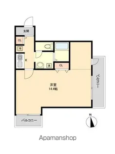 KC21ビル【6階】の間取り