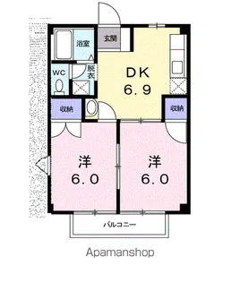 エイトハウスⅠ【1階】の間取り