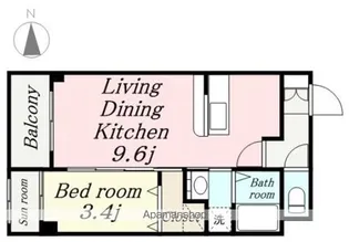 COSMO K−1鯖江【205号室】の間取り